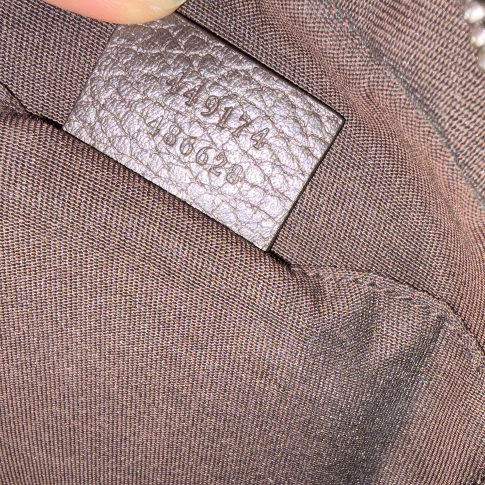 Gucci Beige and Brown Monogram Belt Bag - Picture 7 of 9